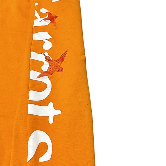 Axel Arigato Orange Sweatpants Men’s S Carrots Graphic Organic Cotton Joggers - Picture 5 of 15